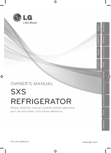 Manual LG GW-L207FPQV Fridge-Freezer