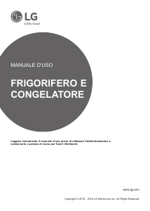 Manuale LG GBB60NSGFE Frigorifero-congelatore