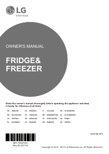 Manual LG GTF925SEPZD Fridge-Freezer