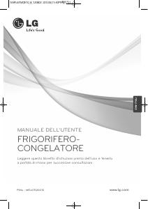 Manuale LG GT7063AVFW Frigorifero-congelatore