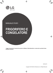 Manuale LG GBB71PZEFN Frigorifero-congelatore