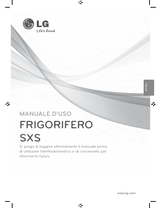 Manuale LG GS5163AEJV Frigorifero-congelatore