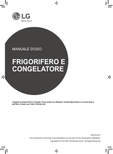 Manuale LG GBB567PZCZB Frigorifero-congelatore