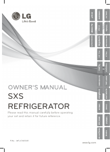 Manual LG GSB325PZQV Fridge-Freezer
