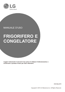 Manuale LG GSJ561PZUZ Frigorifero-congelatore