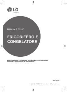 Manuale LG GSJ961NSUZ Frigorifero-congelatore