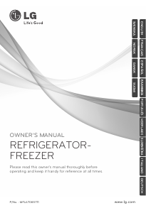 Manual LG GT9176AVBW Fridge-Freezer