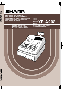 Handleiding Sharp XE-A202 Kassasysteem