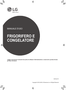 Manuale LG GBB71PZDFN Frigorifero-congelatore