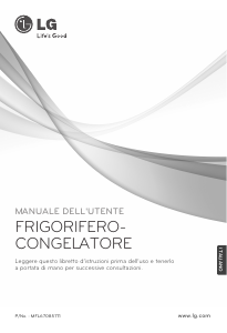 Manuale LG GT9176SEBW Frigorifero-congelatore