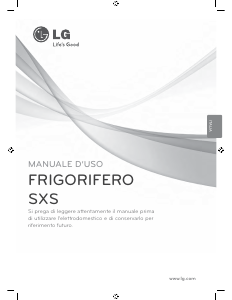 Manuale LG GS5163PVMZ Frigorifero-congelatore