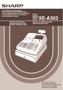 Handleiding Sharp XE-A303 Kassasysteem