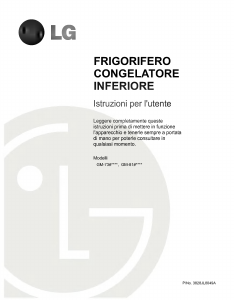 Manuale LG GM-739DTC Frigorifero-congelatore