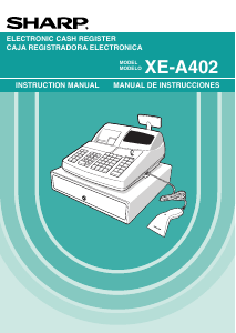 Manual de uso Sharp XE-A402 Caja registradora