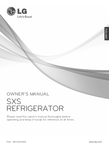 Manuale LG GR-L247CNNV Frigorifero-congelatore
