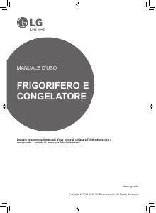 Manuale LG GSL960PZBZ Frigorifero-congelatore