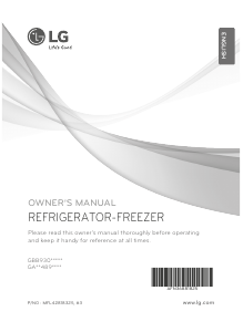 Manual LG GBB930DNQZN Fridge-Freezer