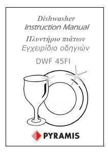 Manual Pyramis DWF 45FI Dishwasher