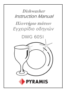 Manual Pyramis DWG 60SI Dishwasher