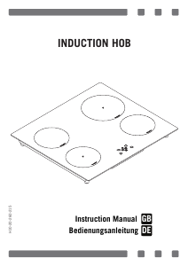 Handleiding Pyramis 58 489 Touch Kookplaat