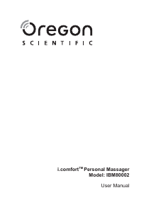 Manual de uso Oregon IBM80002 i.comfort Masajeador