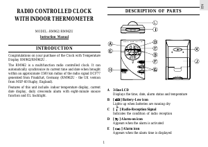 Manuale Oregon RM962 Sveglia