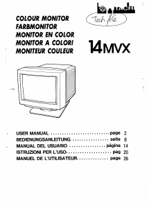 Mode d’emploi Hitachi 14MVX Moniteur