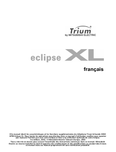 Mode d’emploi Trium Eclipse XL Téléphone portable