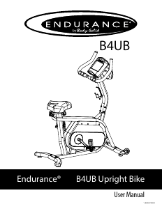 Handleiding Endurance B4UB Hometrainer