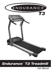 Manual Endurance T3 Treadmill