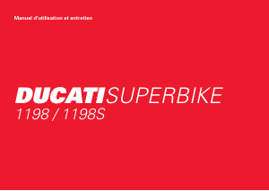 Mode d’emploi Ducati 1198S Superbike (2008) Moto