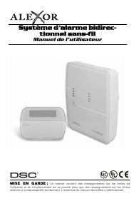 Mode d’emploi DSC PC9155G-433 Alexor Système d’alarme