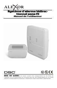 Mode d’emploi DSC PC9155D-868 Alexor Système d’alarme