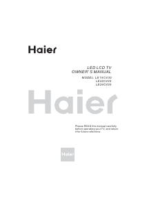 Manual Haier LET23C430 LED Television