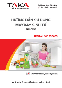 Hướng dẫn sử dụng Taka TKE503 Máy xay sinh tố