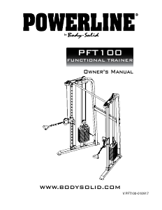 Manual Powerline PFT100 Multi-gym