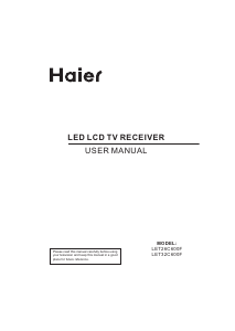 Manual de uso Haier LET26C600 Televisor de LED