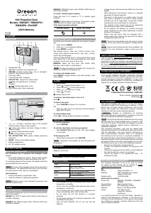 Handleiding Oregon RM368P Wekker