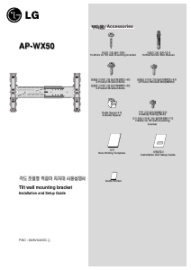 Handleiding LG AP-WX50 Muurbeugel