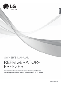 Manual LG GBB548NSQFE Fridge-Freezer