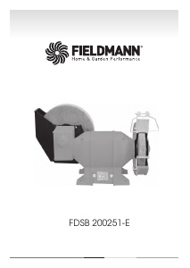 Használati útmutató Fieldmann FDSB 200251-E Kettős köszörű