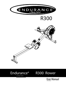 Manual Endurance R300 Rowing Machine