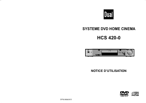 Mode d’emploi Dual HCS 420 Système home cinéma