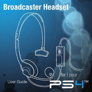 Manual de uso Dreamgear DGPS4-6409 Broadcaster (PlayStation 4) Headset