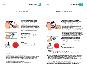 Návod Connect IT CI-234 Držiak na telefón