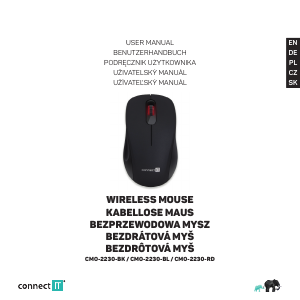 Manual Connect IT CMO-2230-RD Mouse