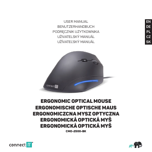 Manual Connect IT CMO-2500-BK Mouse