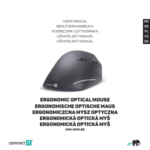 Manual Connect IT CMO-2510-BK Mouse