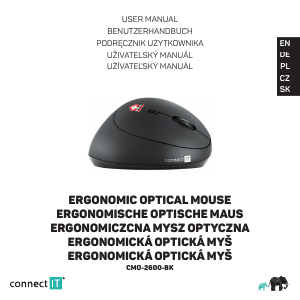 Manual Connect IT CMO-2600-BK Mouse