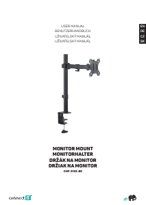 Bedienungsanleitung Connect IT CMF-3103-BK Monitorhalterung